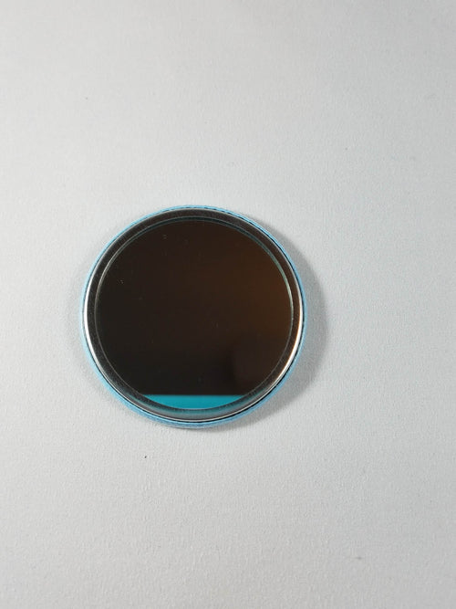 2.25 inch Pocket Purse Mirror, Day of the Dead, Big Red Heart, Halloween, Birthdays, Party Favors