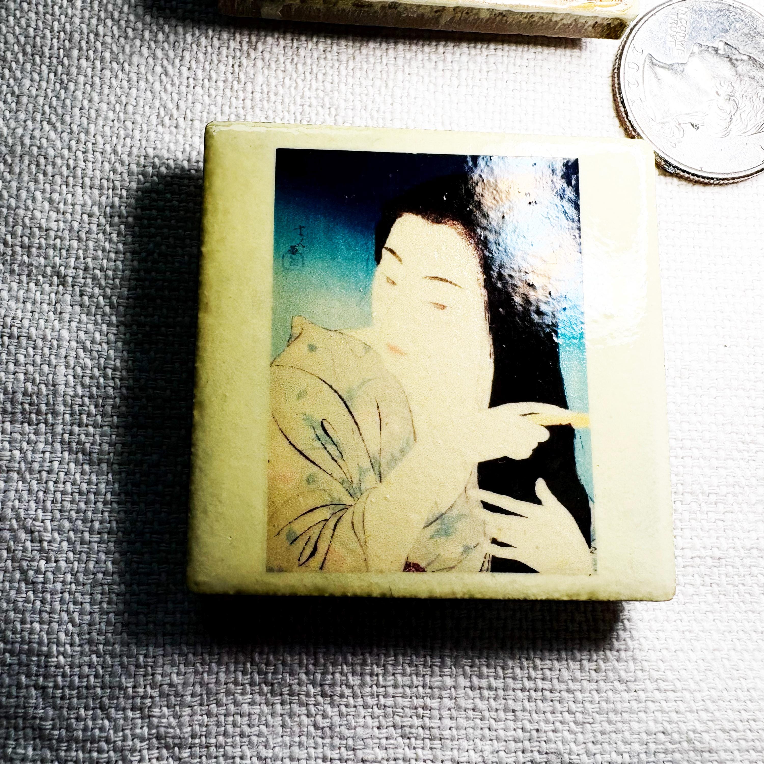 2 inch Tile Magnets - Miniature Decorations - Square Tiles - Kitchen Decor - CHOOSE Your Favorite