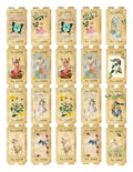 Digital Tickets-Ballerinas, Fairies, Butterflies, Flowers, Junk Journals