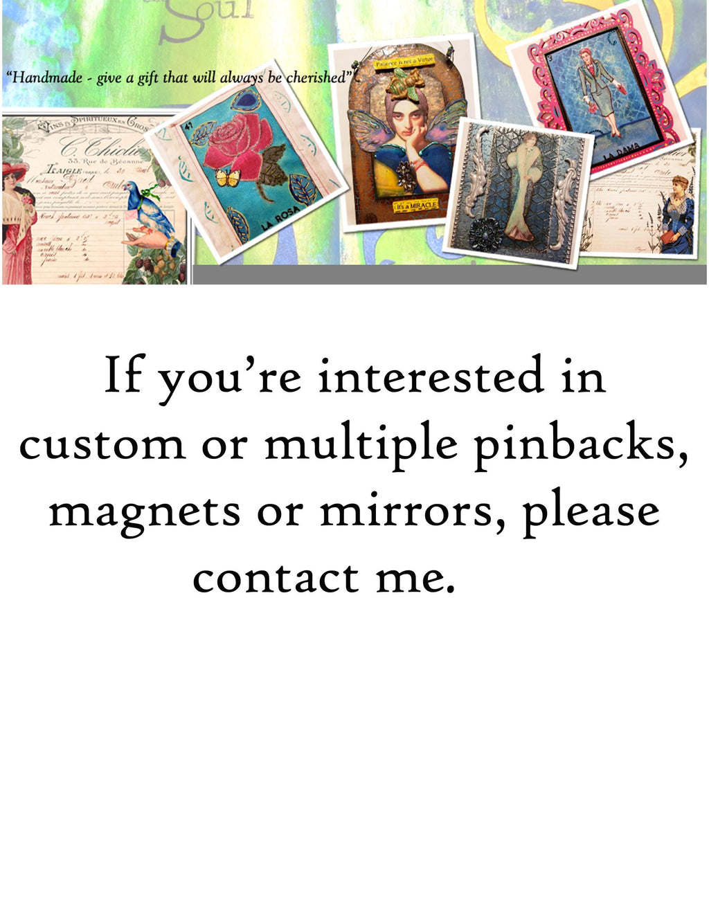 2 inch Tile Magnets - Miniature Decorations - Square Tiles - Kitchen Decor - CHOOSE Your Favorite